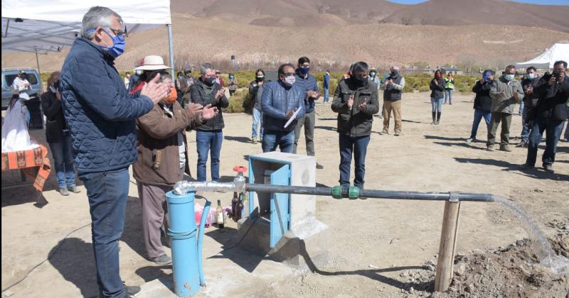 Habilitaron obras de agua potable yenergía eléctrica en El Moreno