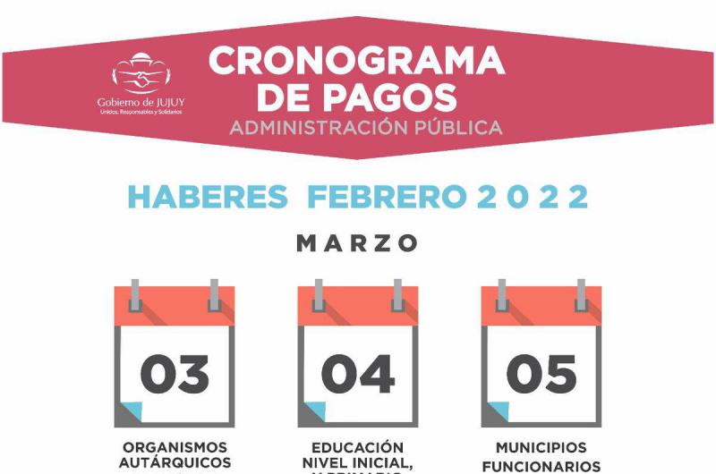 El Jueves 3 De Marzo Comienza El Cronograma De Pagos Diario Pregon