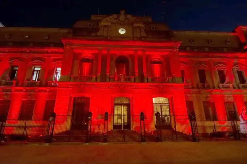 Casa de Gobierno se iluminará de rojo Diario Pregon de Jujuy