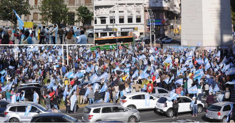 Banderazo contra el Gobierno Nacional