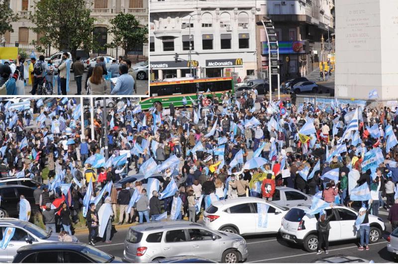 Banderazo contra el Gobierno Nacional