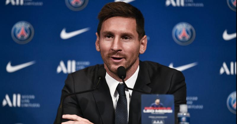 Messi fue presentado en el PSG 