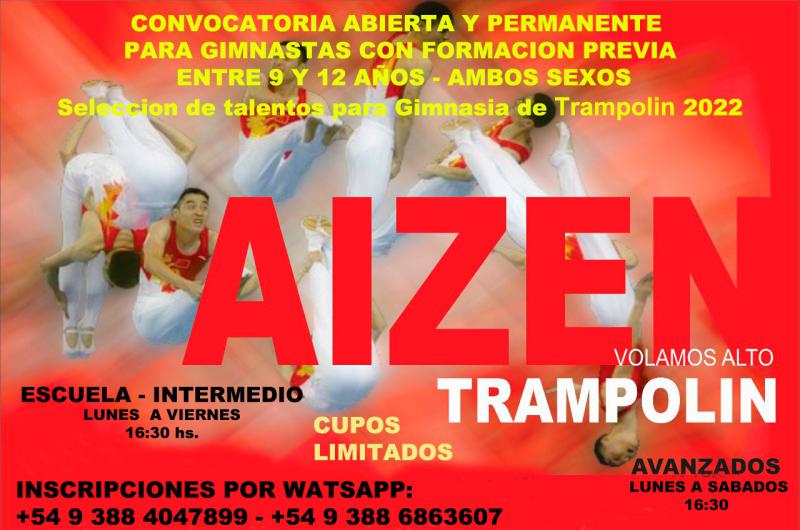 Convocatoria abierta para formar equipo de Gimnasia de Trampoliacuten