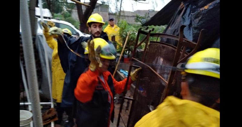 Defensa Civil monitorea las zonas afectadas por la tormenta