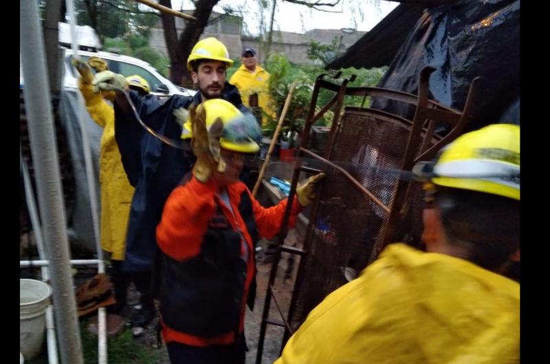 Defensa Civil monitorea las zonas afectadas por la tormenta