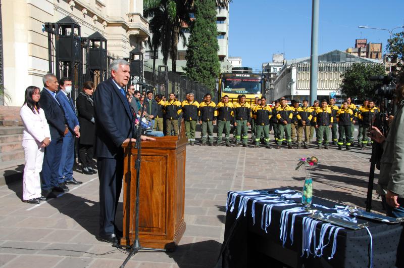 Recordaron el Diacutea del Combatiente de Incendios Forestales