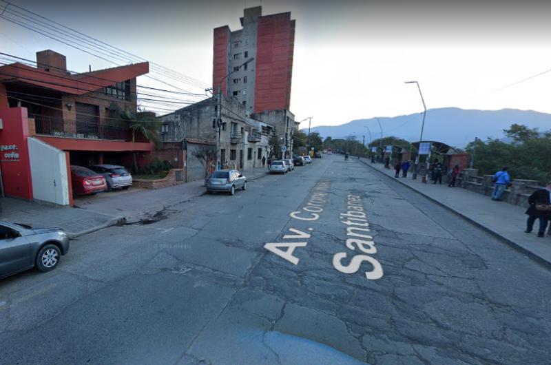 El intendente Rauacutel Chuli Jorge anuncioacute la repavimentacioacuten de avenida Santibaacutentildeez