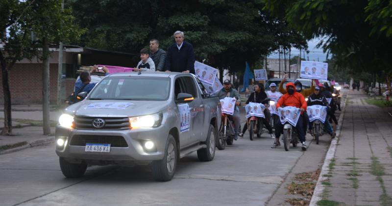 Multitudinario apoyo a Carlos Haquim y Juan Baigorria en Libertador