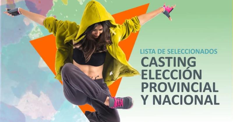 Seleccionados por le casting para Eleccioacuten Provincial y Nacional