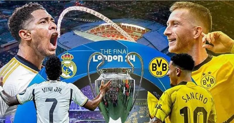 Real Madrid y Borussia Dortmund definen al campeoacuten de la Champions