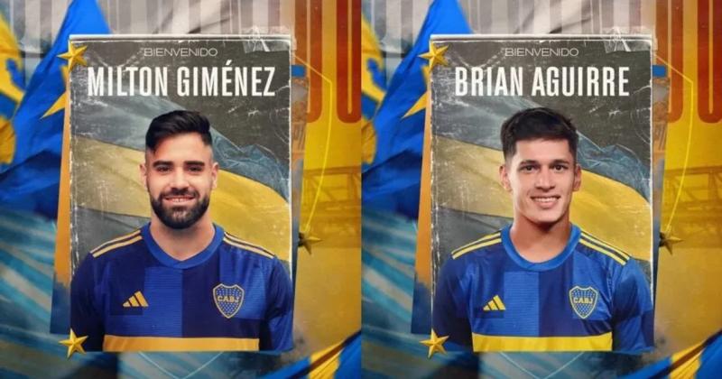  Boca fichoacute a Milton Gimeacutenez y Brian Aguirre