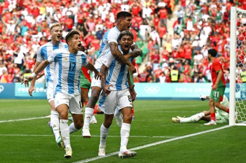 La Seleccioacuten argentina Sub 23 rescatoacute un agoacutenico empate ante Marruecos en su debut
