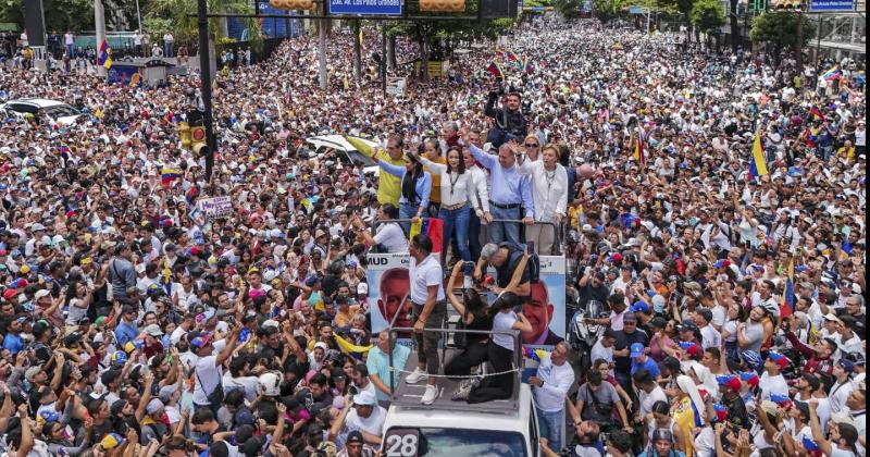 Miles de venezolanos volvierona protestar por el fraude electoral