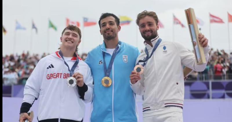 Joseacute Maligno Torres ganoacute la medalla de oro en BMX freestyle