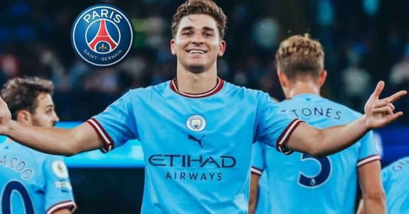 PSG interesado en Juliaacuten Aacutelvarez- iquestSe iraacute del City 