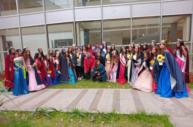 Candidatas estudiantiles visitaron el hospital Materno Infantil