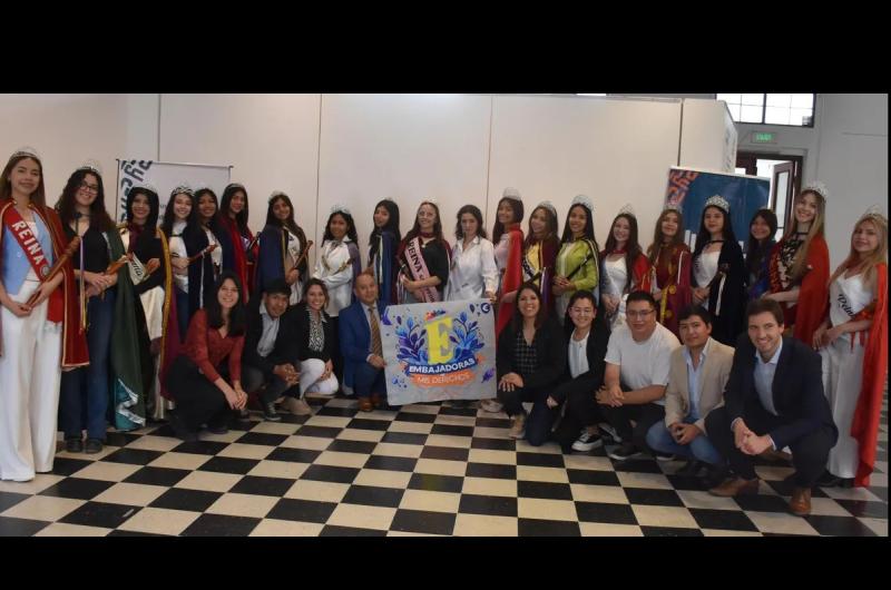 Visita de las candidatas a representante del departamento de San Pedro