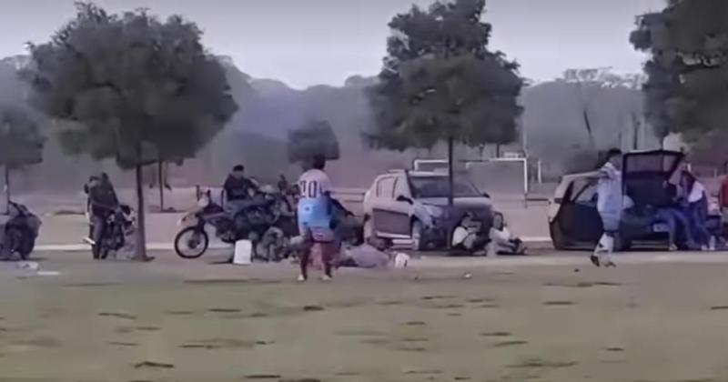 Liberaron a futbolista amateur tras lesionar en el ojo a un rival en cancha de San Pedro