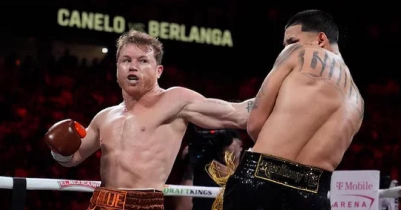 Canelo Aacutelvarez vencioacute a Berlanga y manda en los supermedianos