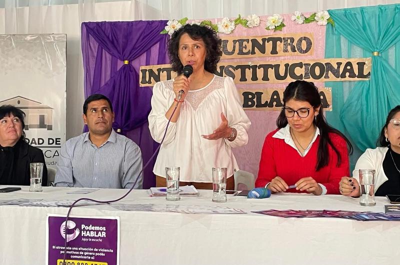 Mesa Interinstitucional en Pampa Blanca