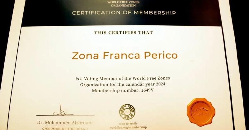 Zona Franca de Perico fue incluida en la World Free Zones Organization