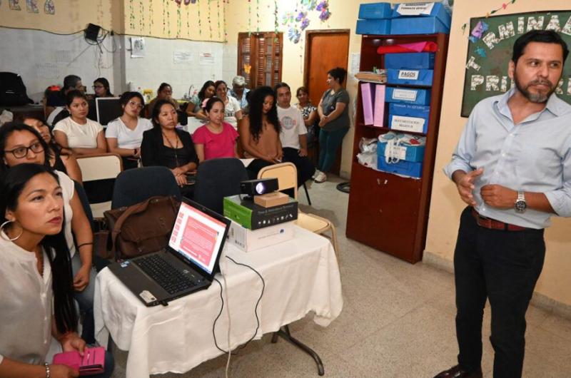 Profesionales del municipio capacitaron a personal de Educacioacuten