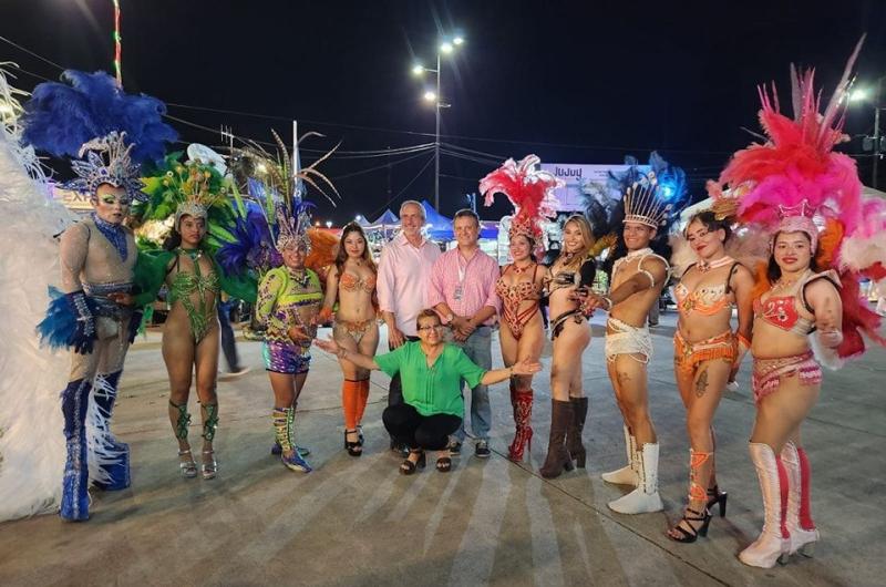 Presentaron el colorido de los corsos de la Perla del Ramal en el cierre de la Expojuy