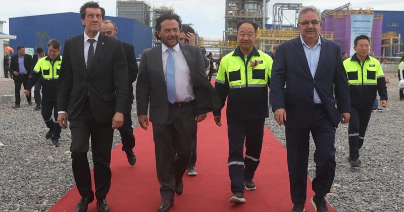 Sadir en la apertura del complejo litiacutefero de Posco