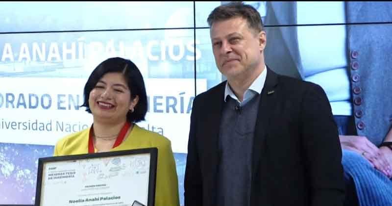 Investigadora jujentildea ganoacute premio nacional a la mejor tesis doctoral en ingenieriacutea