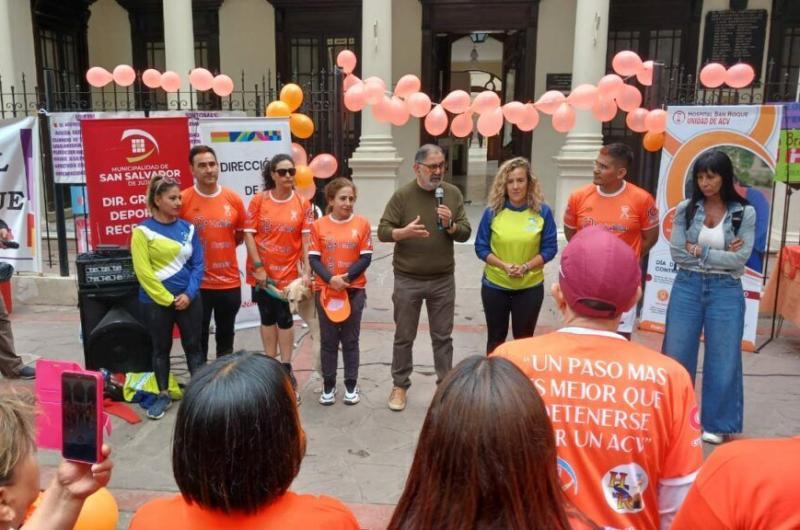 El intendente Jorge se sumoacute a la campantildea de prevencioacuten del ACV