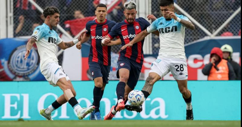 Racing se lo dio vuelta a San Lorenzo y quedoacute a tres puntos de Velez