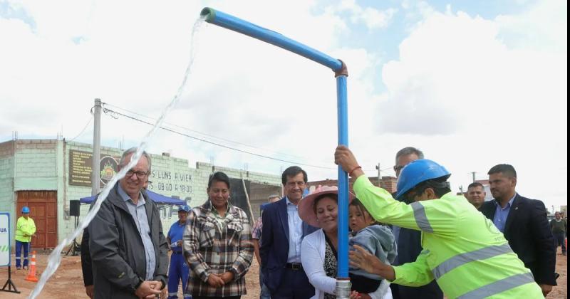 Habilitan red de agua para maacutes de 500 familias en Humahuaca