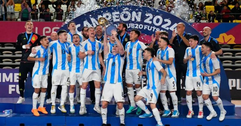 Argentina se coronoacute campeoacuten del Sudamericano Sub-20 de Futsal