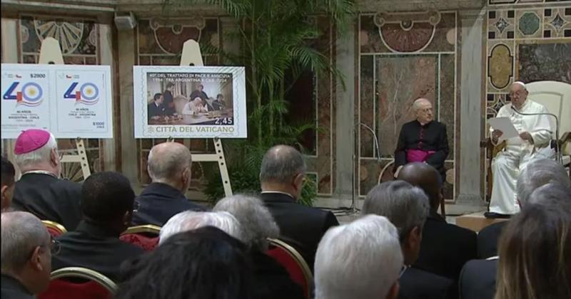 El Papa encabezoacute el acto por el Tratado de Paz- Argentina - Chile