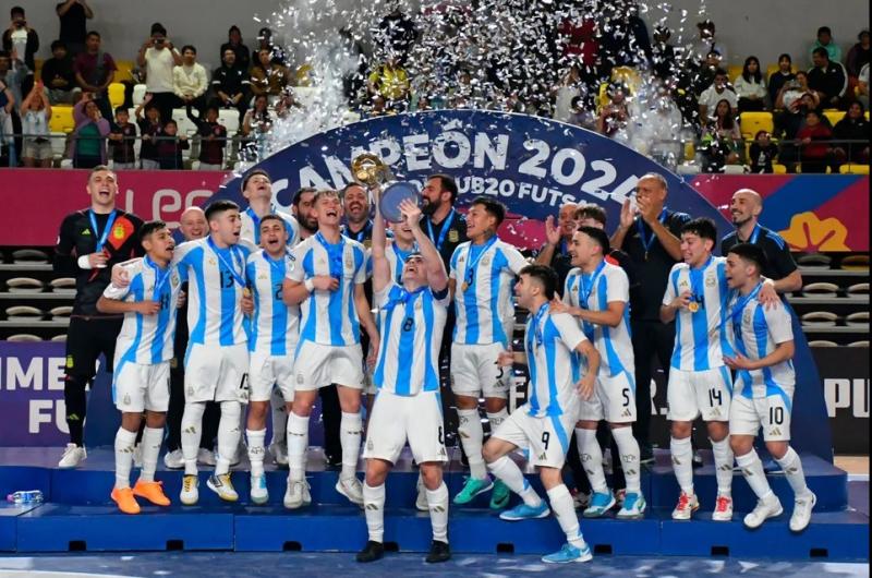 Argentina se coronoacute campeoacuten del Sudamericano Sub-20 de Futsal