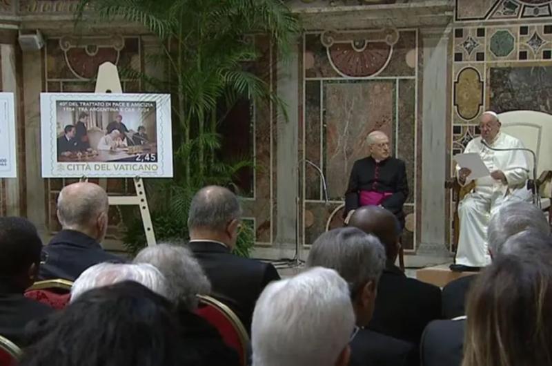 El Papa encabezoacute el acto por el Tratado de Paz- Argentina - Chile