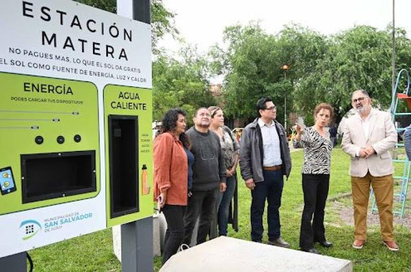 Inauguraron una nueva estacioacuten matera en la plaza Tres Fundaciones