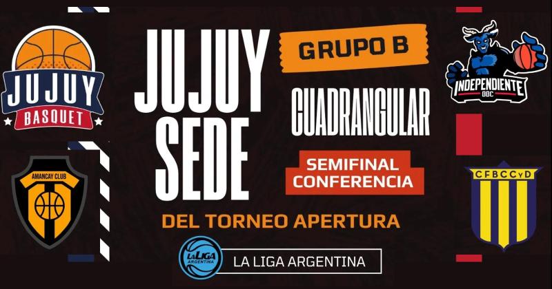 Jujuy seraacute sede de una semifinal de la Liga Argentina de Baacutesquet