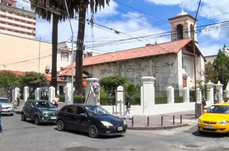 Trabajos de puesta en valor de la iglesia de Santa Baacuterbara