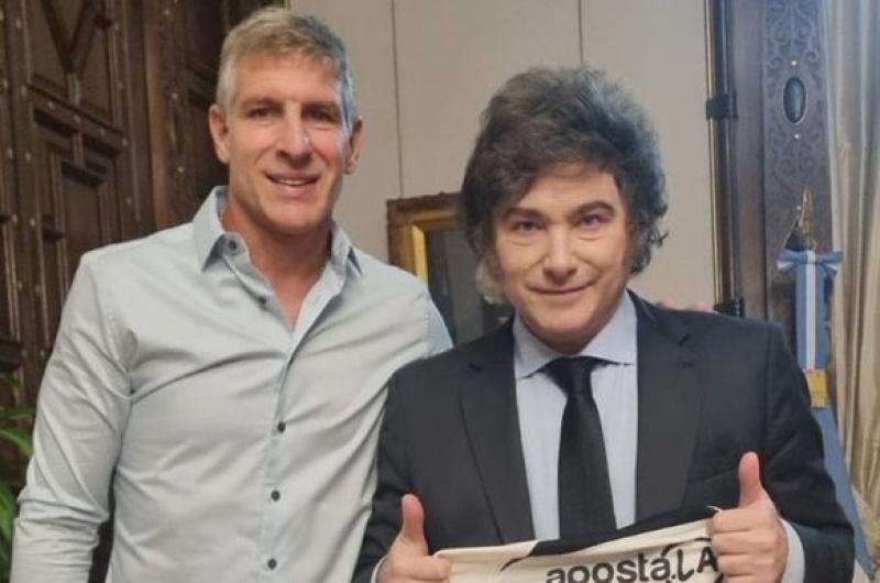 Martiacuten Palermo estuvo en la Casa Rosada con Javier Milei