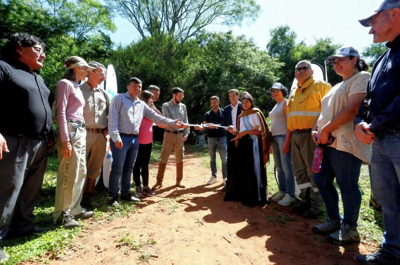 Inauguraron obras en el Sendero del Mangrullo en la reserva Las Lancitas