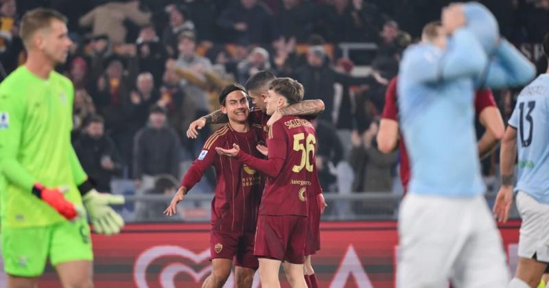 Roma se quedoacute con el derbi ante Lazio