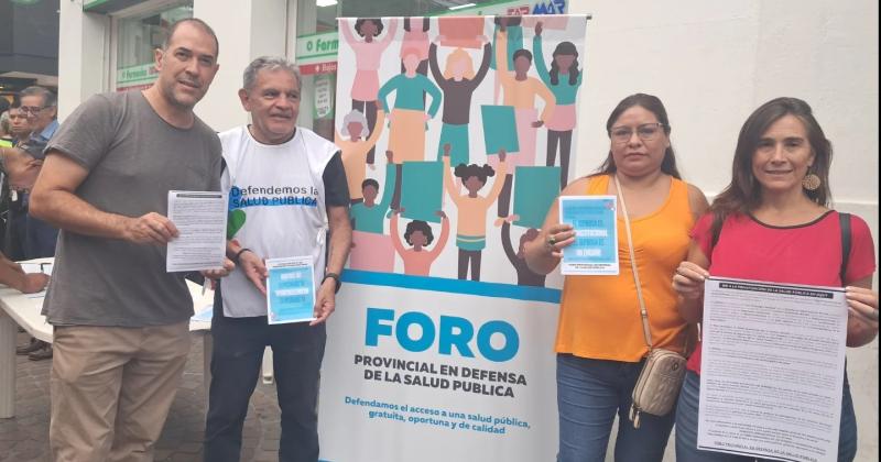 Jornada de concientizacioacuten en Jujuy- rechazo a la Ley de Seguro Provincial de Salud