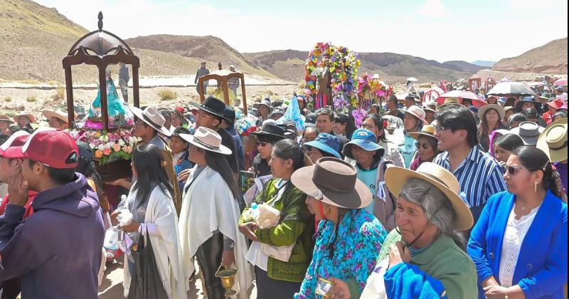 Celebraron con fervor las fiestas patronales en honor a la Virgen de Beleacuten