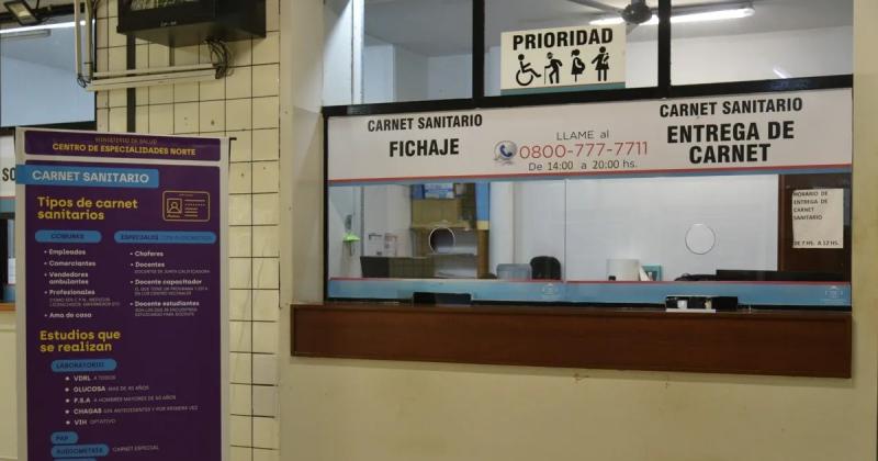 Carnet sanitario- turnos se pueden pedir on line