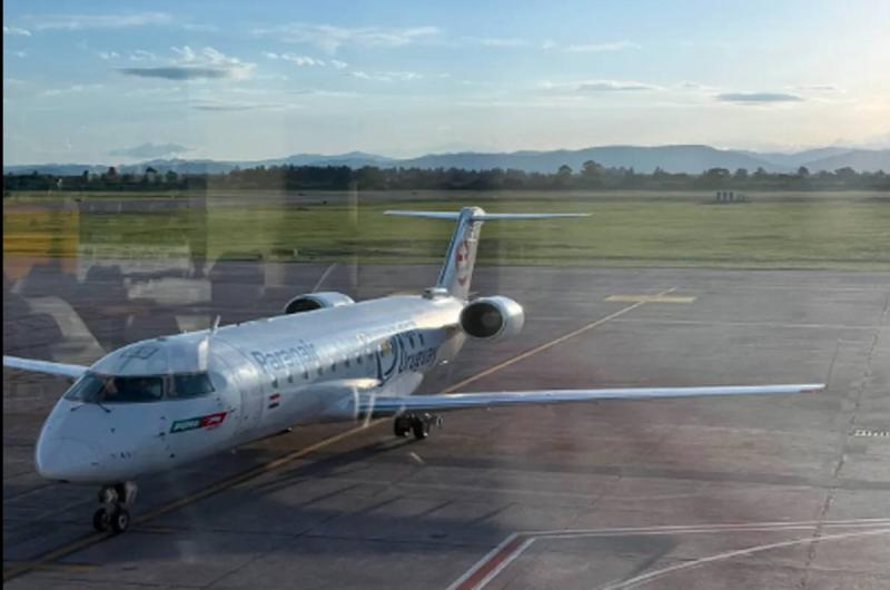 Paranair continuacutea con el  vuelo internacional Jujuy-Asuncioacuten sin escalas