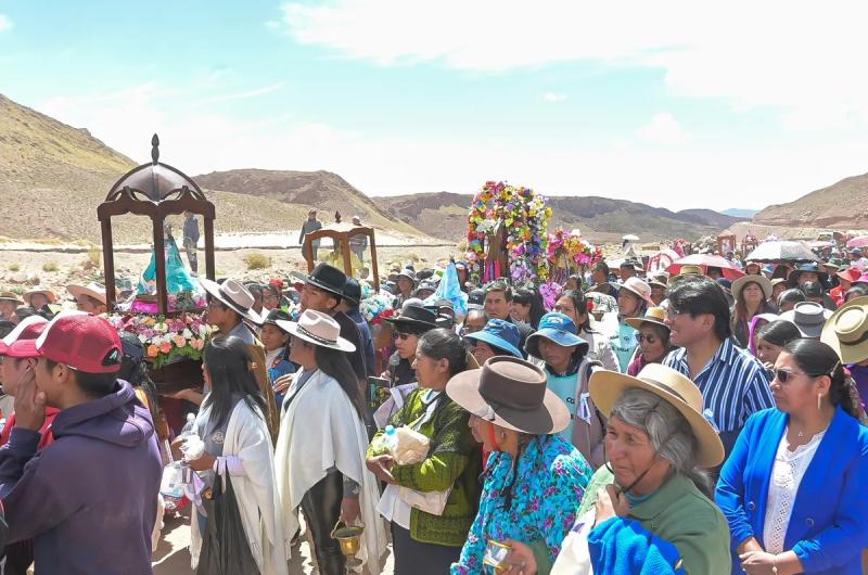 Celebraron con fervor las fiestas patronales en honor a la Virgen de Beleacuten