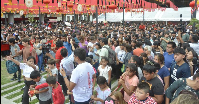 Jujuy celebroacute el Antildeo Nuevo Chino en el Cabildo Histoacuterico