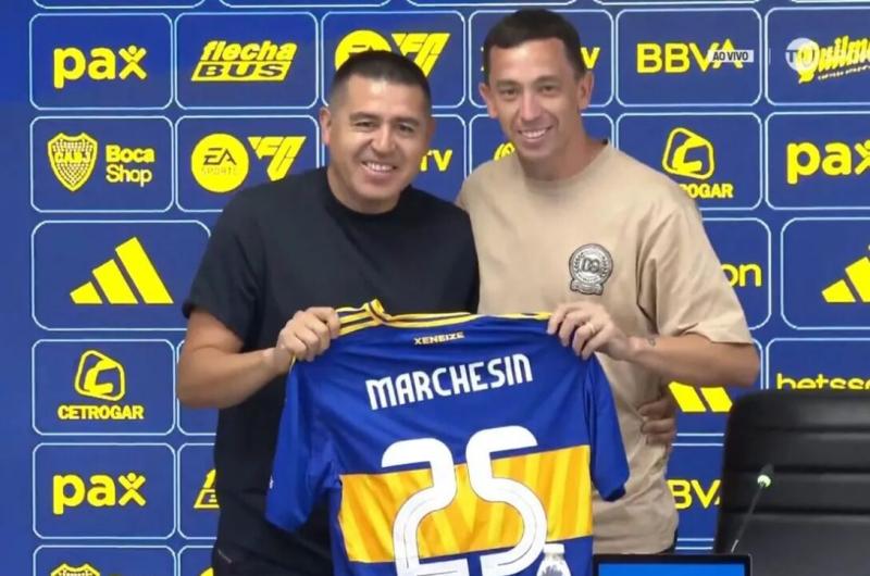 Boca presentoacute a Agustiacuten Marchesiacuten- Es la oportunidad de mi vida