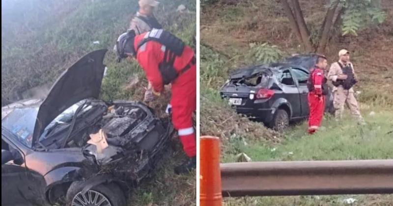 Fatal accidente un automoacutevil despistoacute y provocoacute la muerte de una mujer